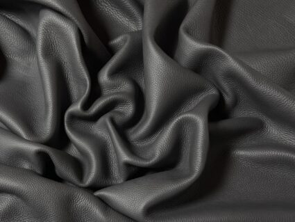 Piele naturală gri antracit