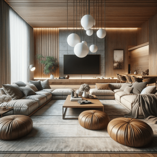 Colțar cu living saptios