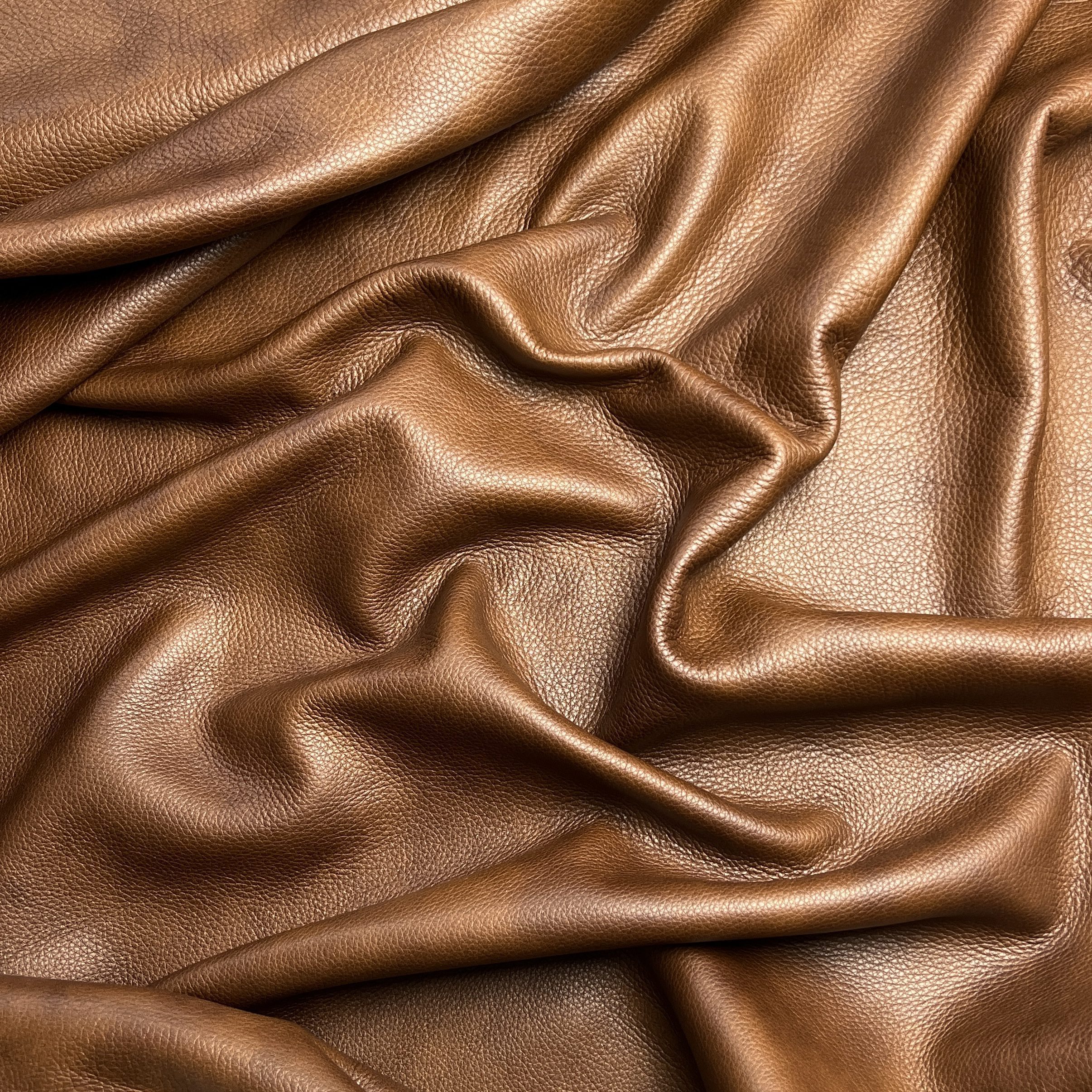 Piele naturală maro degrade