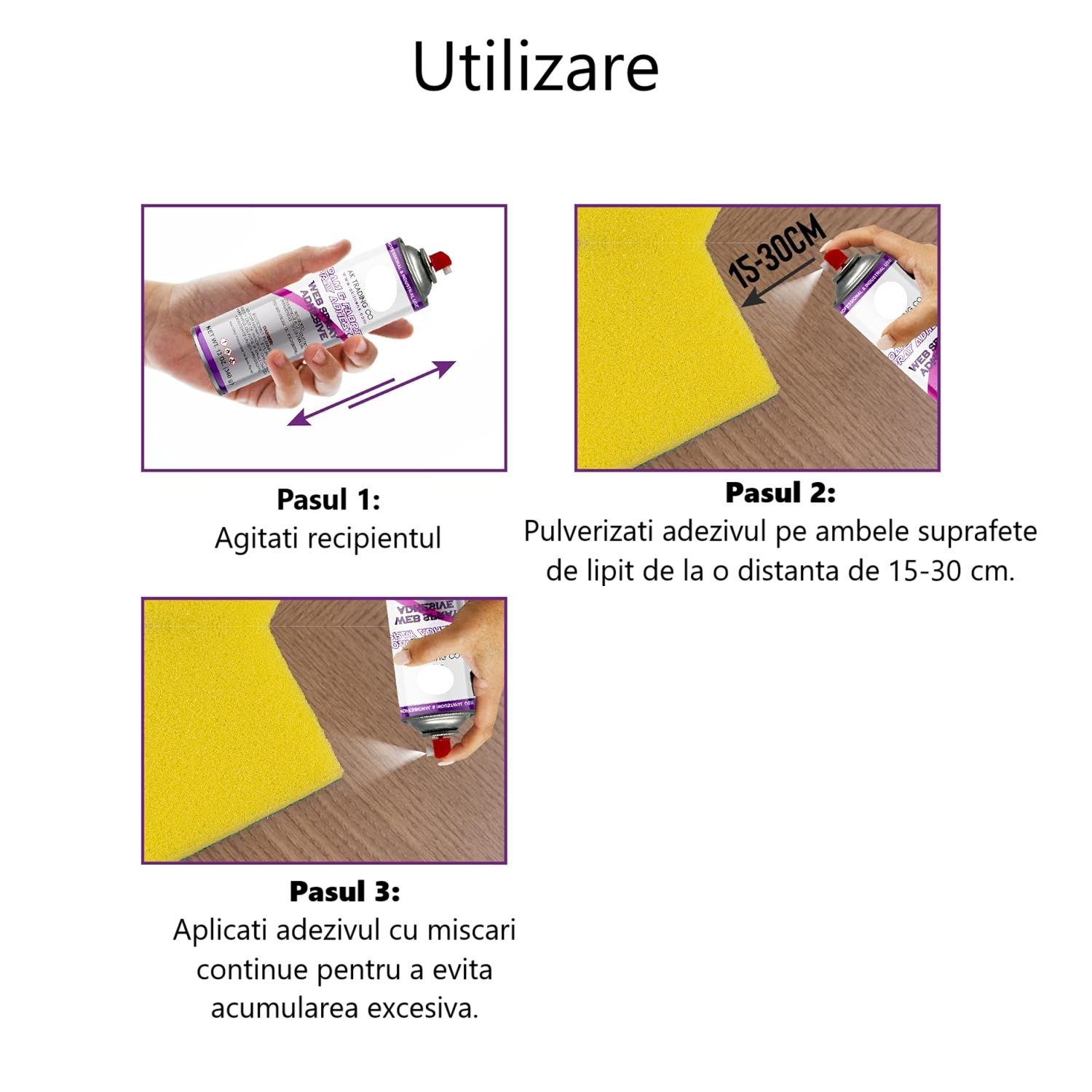 Spray adeziv Bonifix TAP tapițerie 500 ml, Rezistent la temperaturi de până la 60°C - imagine 3