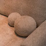 Material tapiterie, Boucle CORAL, Albastru, 1 metru liniar - imagine 3