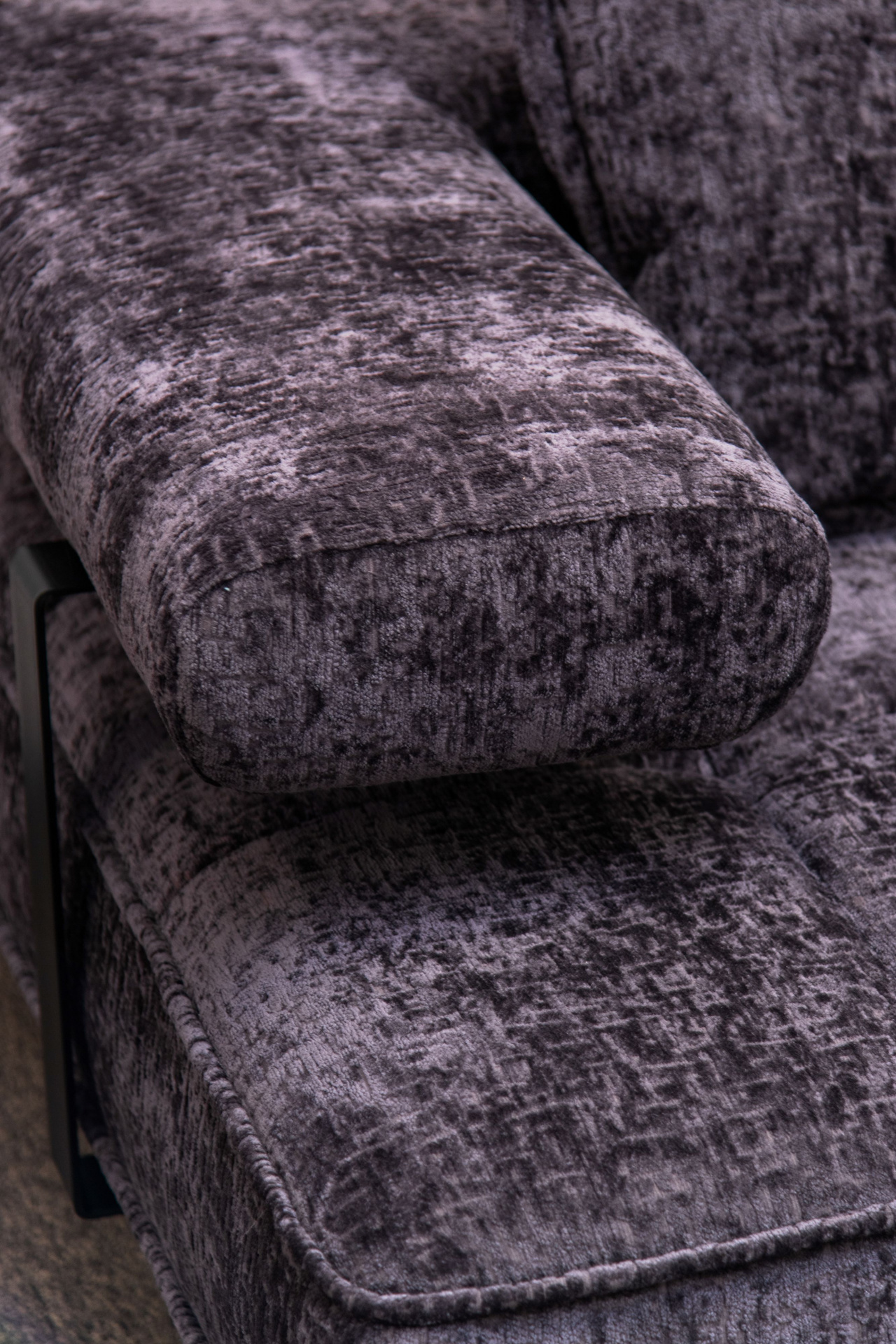 Material tapiterie rezistent la tigari, Chenille Tocco, Stofa tapiterie canapele, Bej inchis, Latime 140 cm, la metru - imagine 3