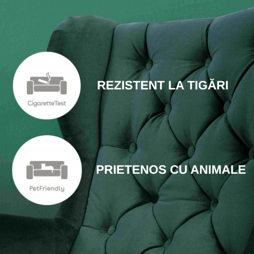 Material tapiterie rezistent la tigari, Stofa tapiterie canapele, Velur, Material plusat Kronos, Maro, Latime 145 cm, la metru - imagine 2